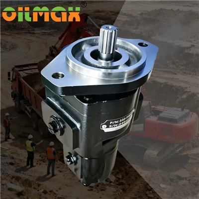 332/T4833 JCB 524/527 트윈 유압 펌프 37 + 16 CC/REV